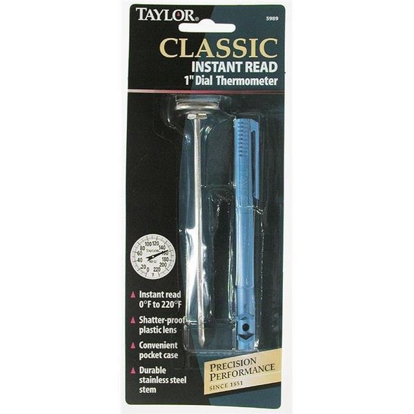 Taylor Precision Products Taylor Precision Classic Instant Read 1in. Dial Meat Thermometer 5989 5989